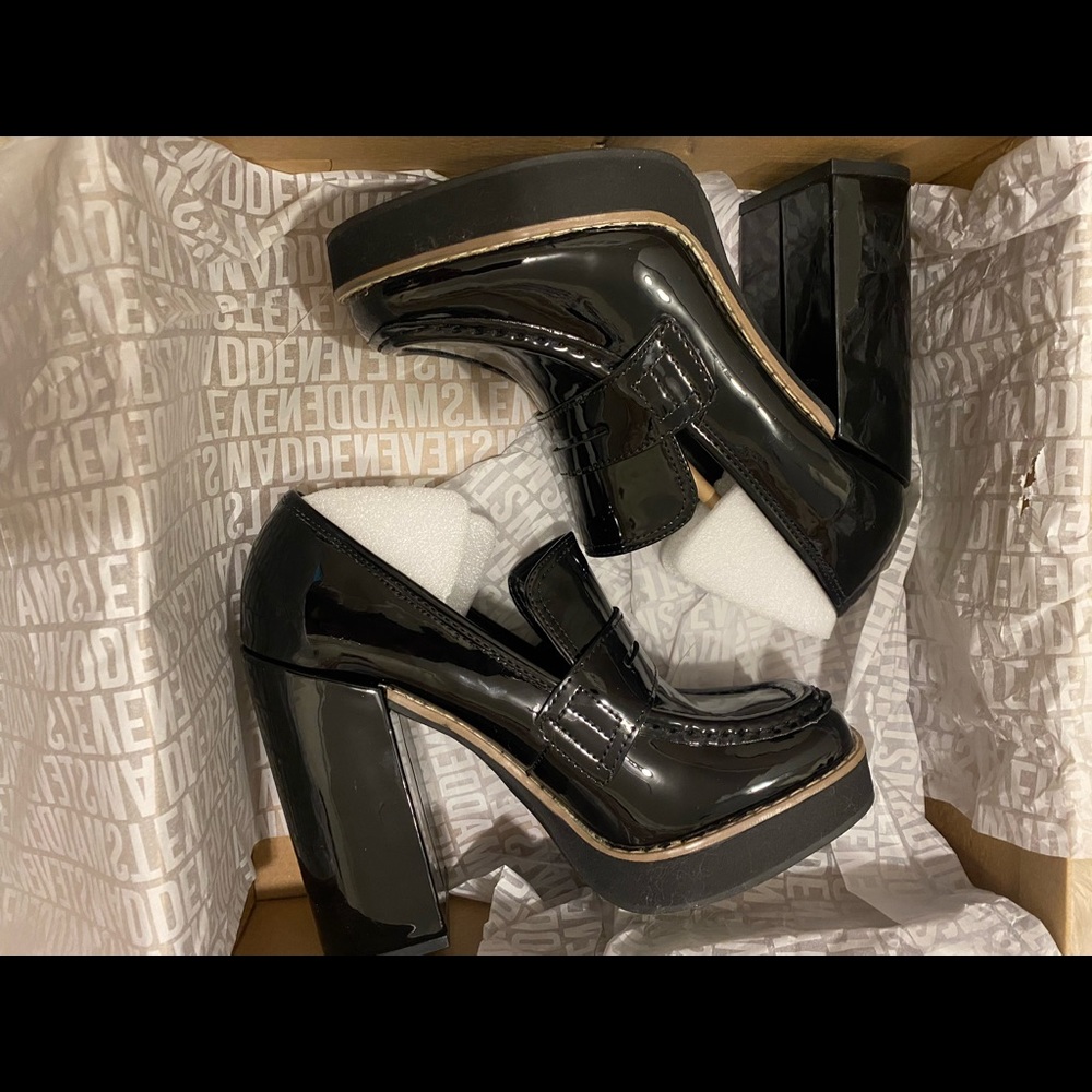 Randy black Steve Madden platforms